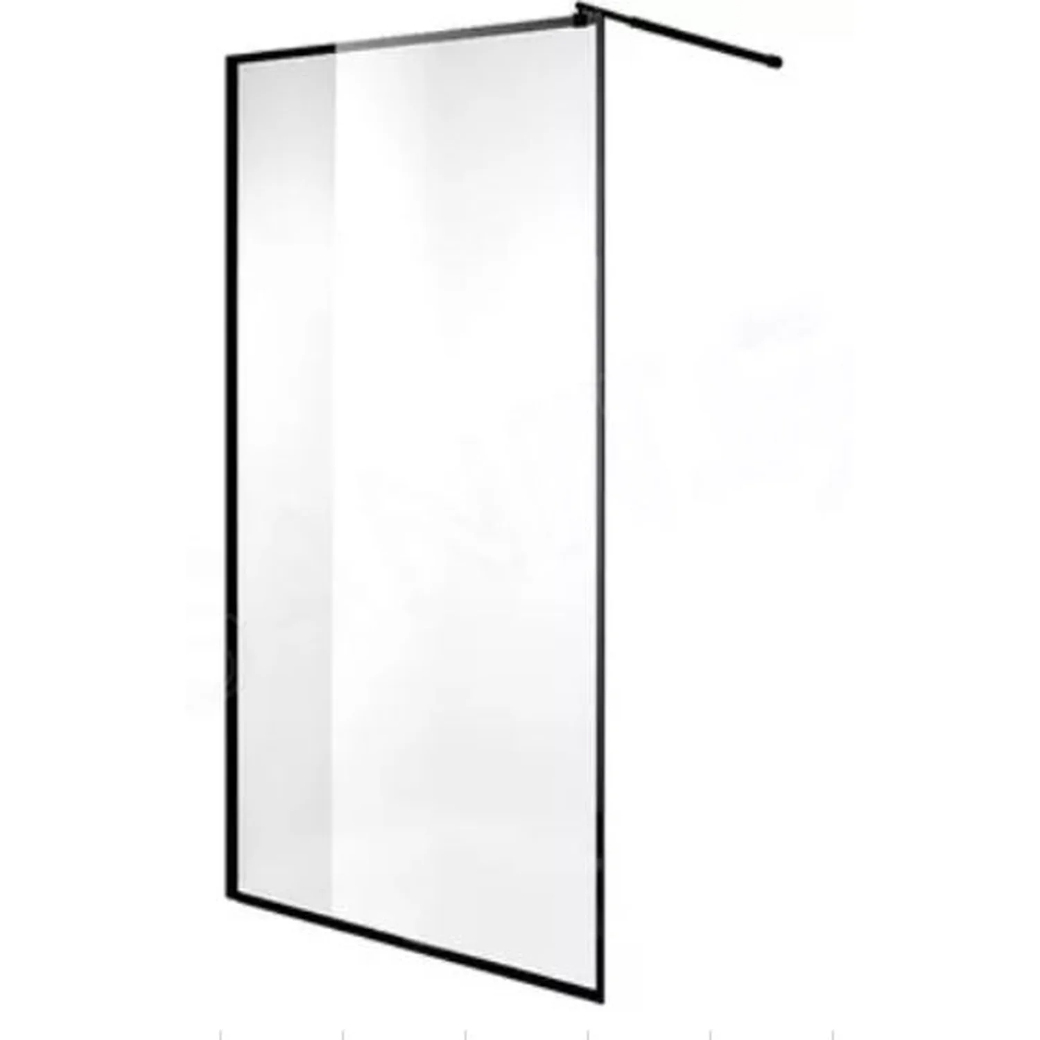 Harma BHF1038 dušisein 80×200 cm, must raam